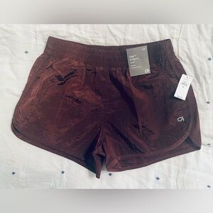 GAP Women's Dark Red Athletic Shorts